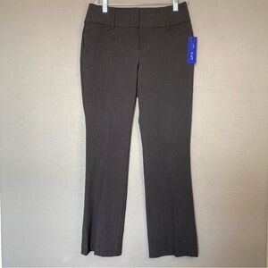 APT 9 WOMENS DRESS PANT, SZ-2P, GRAY, BOOTCUT, TUMMY CONTROL, MIDRISE WAIST, NWT